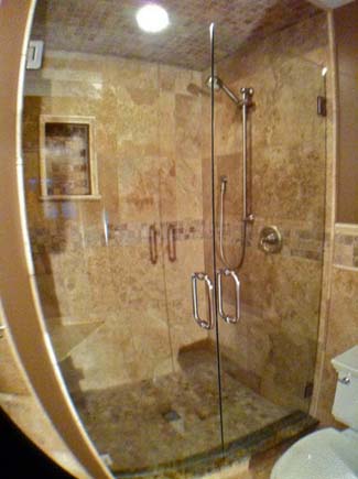Oswego Illinois Shower Remodel